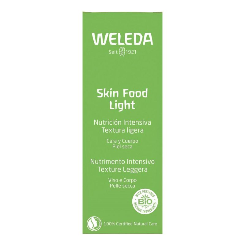 Weleda Skin Food Light Crema Idratante Viso e Corpo 30 ml per Pelle Secca e Sensibile Weleda Skin Food Light Crema Idratante Viso e Corpo 30 ml per Pelle Secca e Sensibile