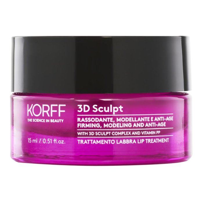 Korff 3D Sculpt - Trattamento Labbra Rassodante Modellante e Anti-Age 15ml Korff 3D Sculpt - Trattamento Labbra Rassodante Modellante e Anti-Age 15ml