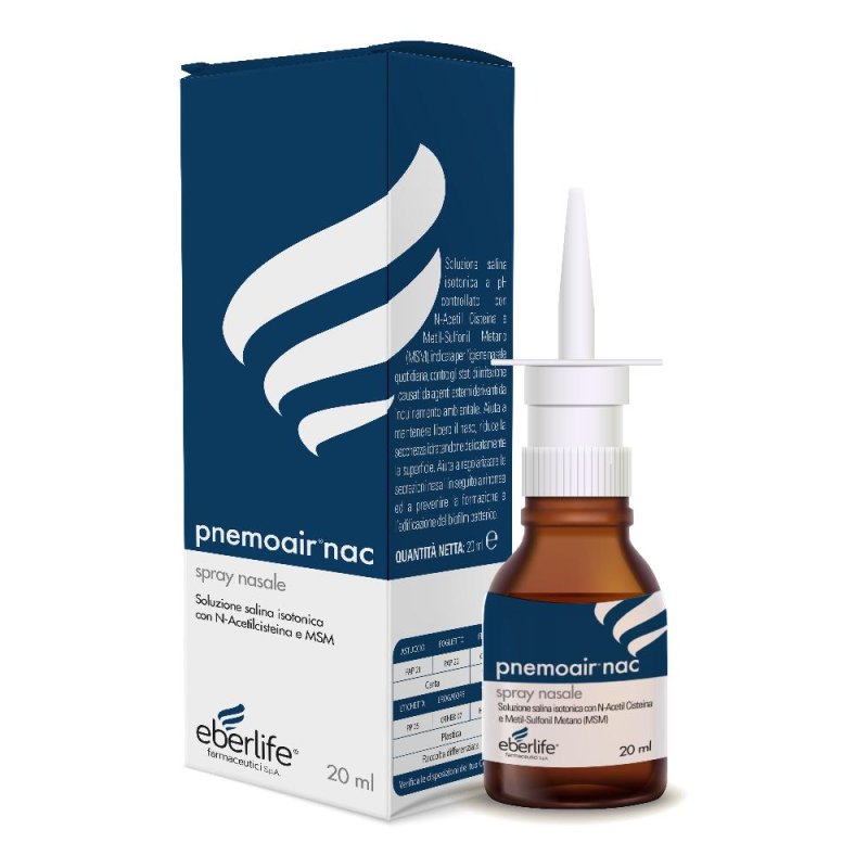Eberlife Farmaceutici Pnemoair Nac Spray 20 Ml Eberlife Farmaceutici Pnemoair Nac Spray 20 Ml