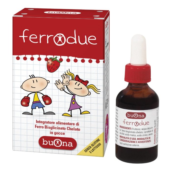 Buona Ferrodue Integratore Alimentare in Gocce 15ml Buona Ferrodue Integratore Alimentare in Gocce 15ml