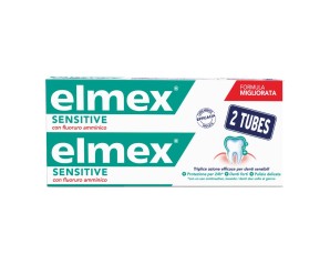 Colgate Palmolive Linea Dentale Elmex Sensitive Dentifricio Bitubo 2x75 ml