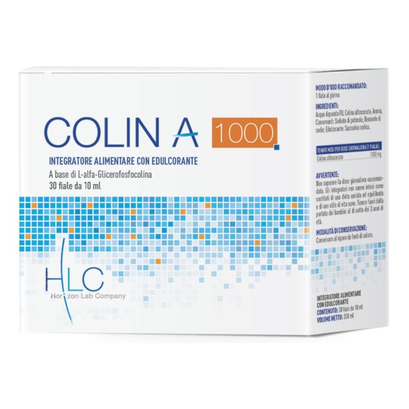 Colina A 1000 Integratore alimentare 30 flaconi 10ml Colina A 1000 Integratore alimentare 30 flaconi 10ml