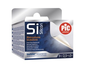 PikDare Pic Artsana Specialista delle Iniezioni e delle Medicazioni Cerotto Si Silicone Rocchetto 2,5 x 3