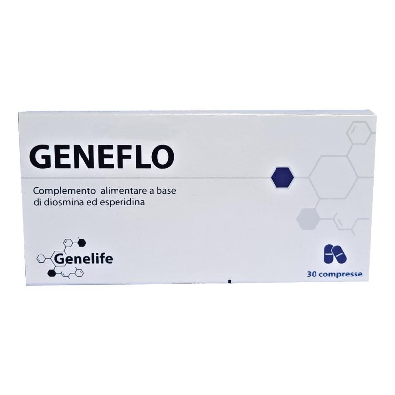 Genelife Integratori e Supplementi Geneflow Integratore Alimentare 30 Compresse Genelife Integratori e Supplementi Geneflow Integratore Alimentare 30 Compresse