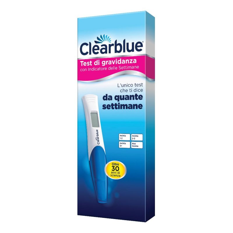 Clearblue Nascita e Prevenzione Test di Gravidanza Digitale Precoce Clearblue Nascita e Prevenzione Test di Gravidanza Digitale Precoce