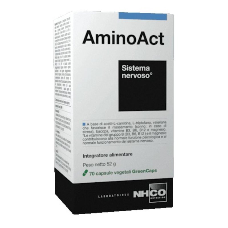 Aminoact 70 capsule - integratore di aminoacidi essenziali Aminoact 70 capsule - integratore di aminoacidi essenziali