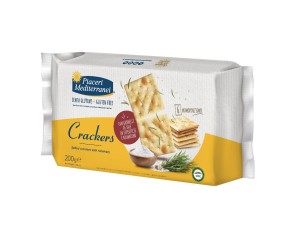 Piaceri Mediterranei Crackers 200 g Senza glutine