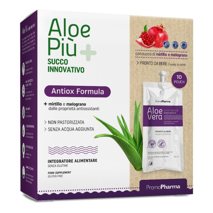Aloe Più Antiox 10 stick - integratore a base di aloe e antiossidanti in stick pack Aloe Più Antiox 10 stick - integratore a base di aloe e antiossidanti in stick pack