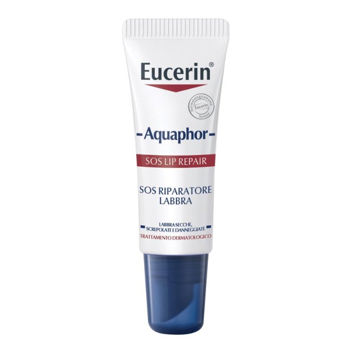 Beiersdorf Eucerin Pelli Delicate Aquaphor Ristrutturante Rigenerante SOS Trattamento Riparatore Labbra Beiersdorf Eucerin Pelli Delicate Aquaphor Ristrutturante Rigenerante SOS Trattamento Riparatore Labbra