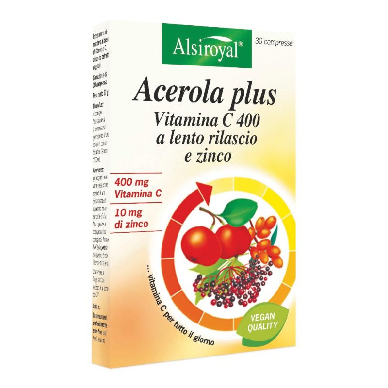 ACEROLA 400 PLUS VIT C 30CPR C ACEROLA 400 PLUS VIT C 30CPR C