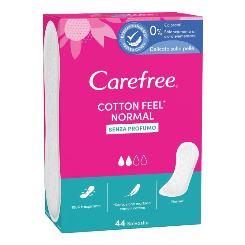 Carefree Cotton Salvaslip - Freschezza e Comfort Quotidiano 44 pezzi Carefree Cotton Salvaslip - Freschezza e Comfort Quotidiano 44 pezzi