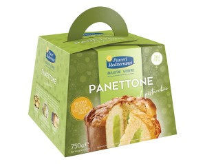  Piaceri Mediterranei Panettone al Pistacchio Senza Canditi Senza Glutine 750g