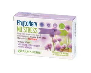 Farmaderbe PhytoNerv - No Stress Integratore Alimentare 30 Compresse