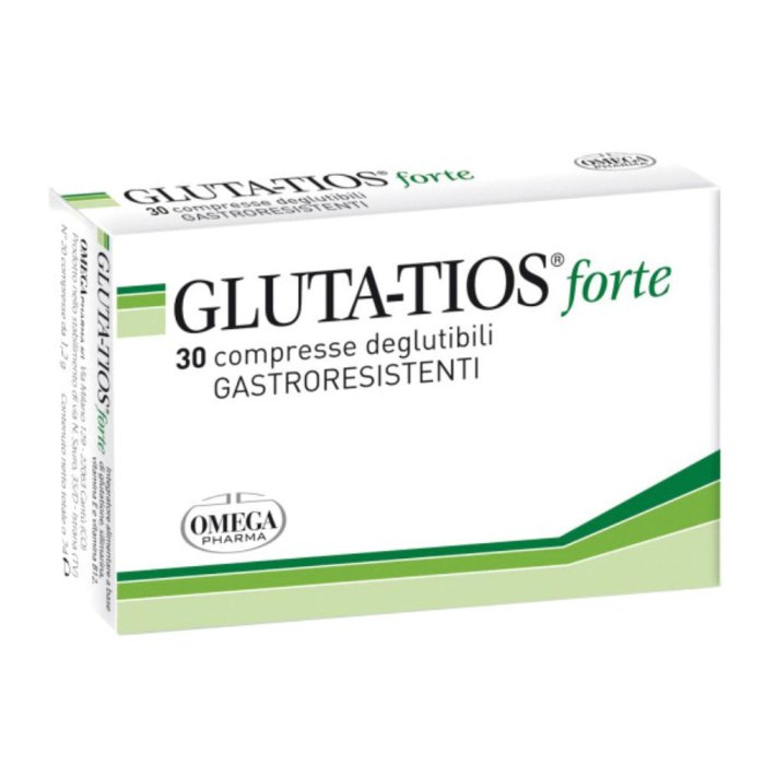 Gluta-Tios Forte 30 compresse &ndash; integratore per funzionalit&agrave; epatica e depurativa<