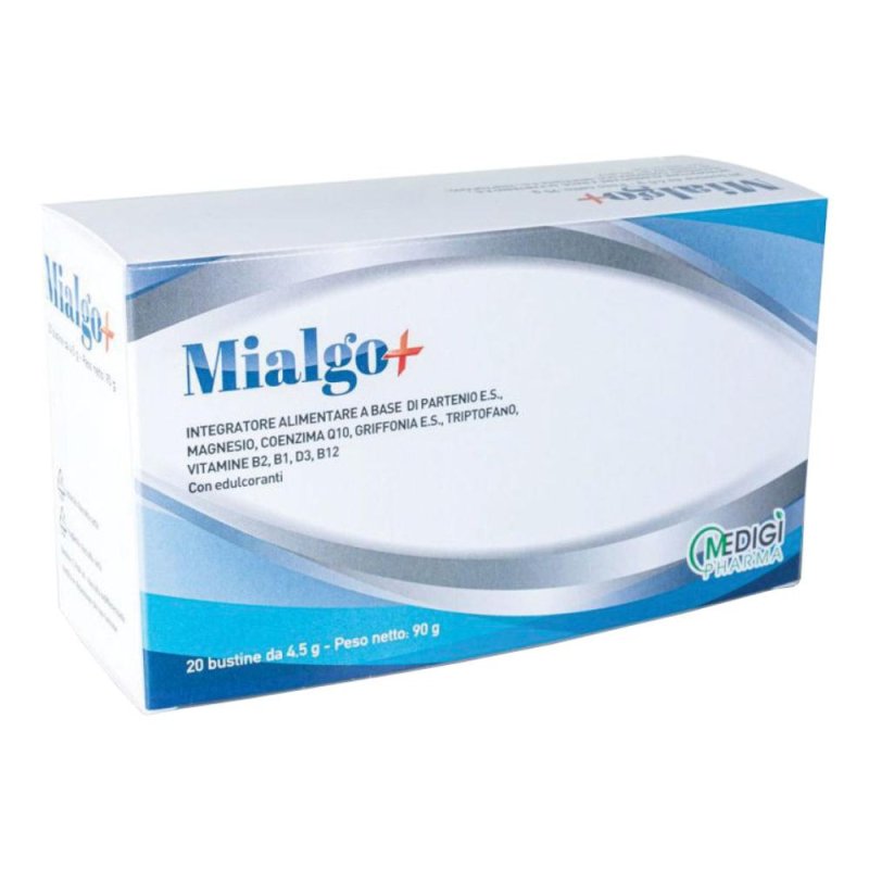 Mialgo Plus Medigi Integratore Alimentare in Bustine – Confezione da 20 Buste Mialgo Plus Medigi Integratore Alimentare in Bustine – Confezione da 20 Buste
