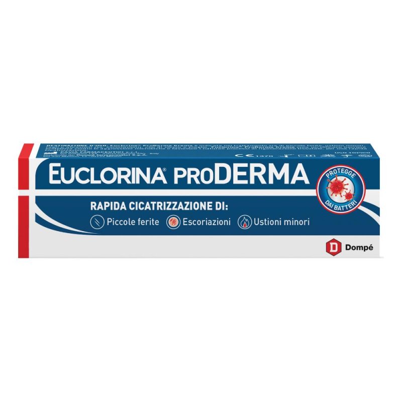 Domp&egrave; Farmaceutici Integrazione e Sostegno Euclorina Proderma Crema Lenitiva Protettiva 30 ml