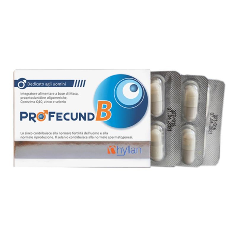 Profecund B 30 Compresse - Integratore la Fertilità Maschile Profecund B 30 Compresse - Integratore la Fertilità Maschile
