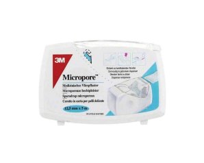 3M Micropore Professional Care - Cerotto in Carta per Pelli Delicate 1,25x5