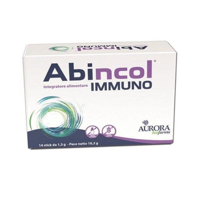 Aurora Biofarma Abincol Immuno Integratore Alimentare 14 Stick Orosolubili Aurora Biofarma Abincol Immuno Integratore Alimentare 14 Stick Orosolubili