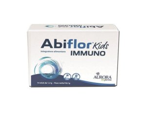Abiflor Kids Immuno Integratore Alimentare, 14 stick
