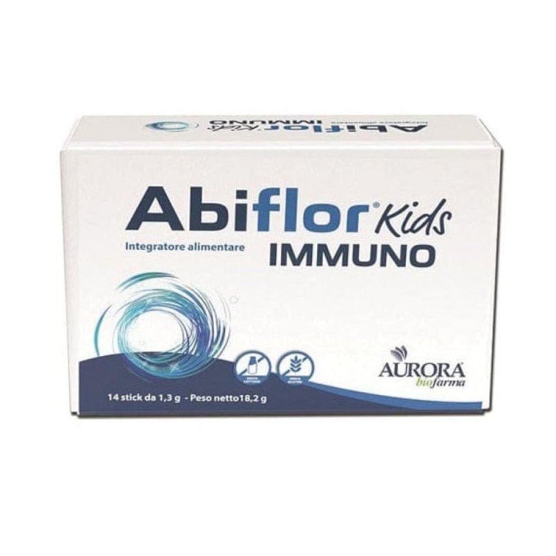 Abiflor Kids Immuno Integratore Alimentare, 14 stick Abiflor Kids Immuno Integratore Alimentare, 14 stick