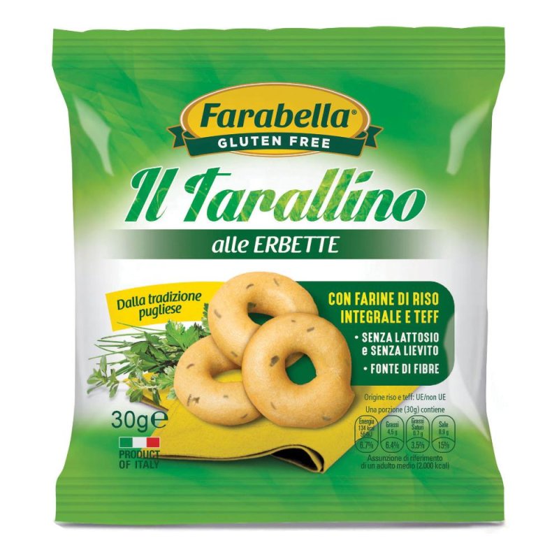Farabella Tarallino Classico Senza Glutine 24g Farabella Tarallino Classico Senza Glutine 24g