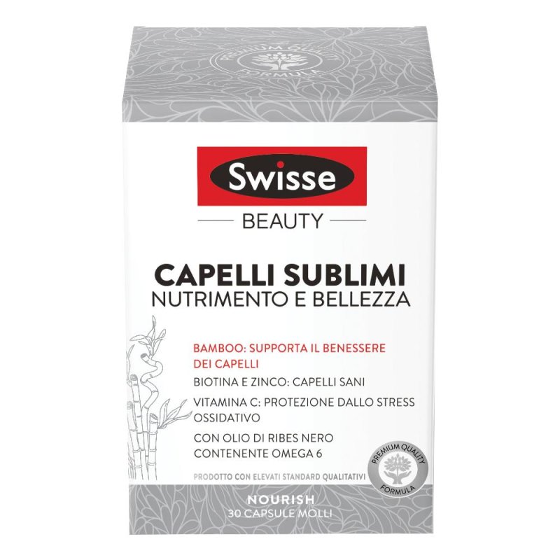 Swisse Beauty Capelli Sublimi Nutrimento E Bellezza 30 cps Swisse Beauty Capelli Sublimi Nutrimento E Bellezza 30 cps