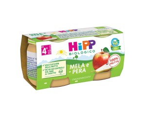 HiPP Omogeneizzato Biologico di Mela e Pera dai 4+ Mesi 2 x 80g