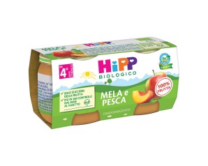 OMO HIPP Bio Mela/Pesca 2x80g