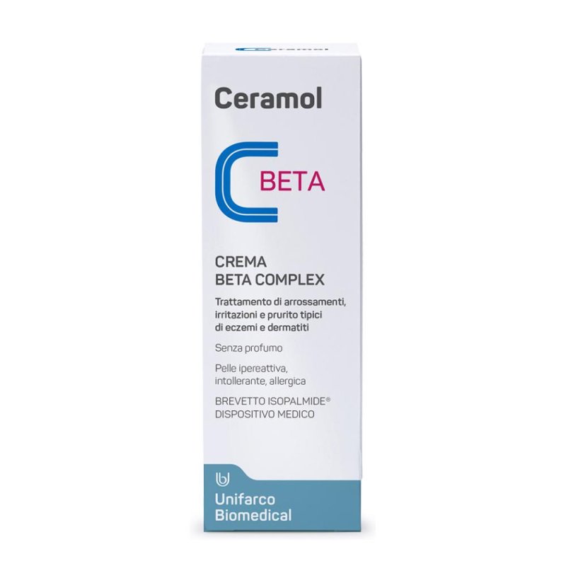 Ceramol Crema Beta-Complex: Trattamento per Dermatite e Irritazioni Cutanee 50ml