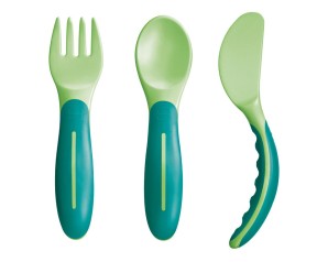 MAM Baby's Cutlery set posatine neutro - posate ergonomiche per bambini