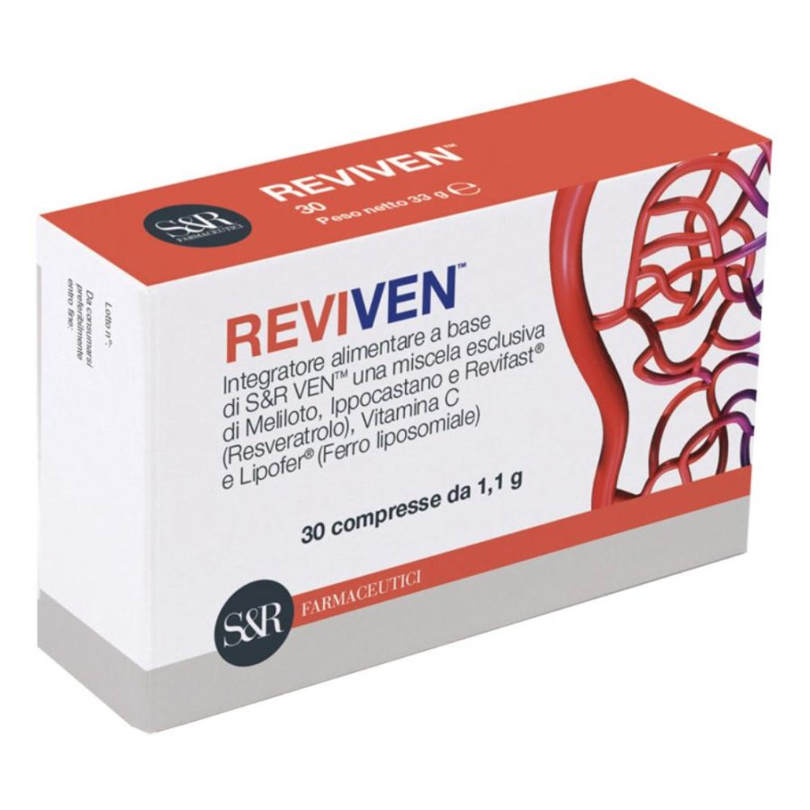 S&R Farmaceutici Reviven Sostegno Sistema Venoso e Microcircolo 30 Compresse S&R Farmaceutici Reviven Sostegno Sistema Venoso e Microcircolo 30 Compresse