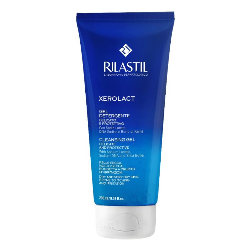 Rilastil xerolact gel detergente per pelle secca 200 ml