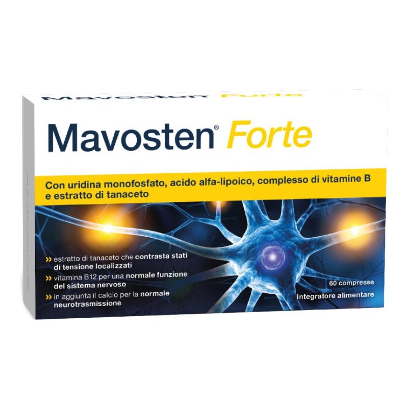 Mavosten Forte Integratore per un Sistema Nervoso Sano 60 Compresse Mavosten Forte Integratore per un Sistema Nervoso Sano 60 Compresse