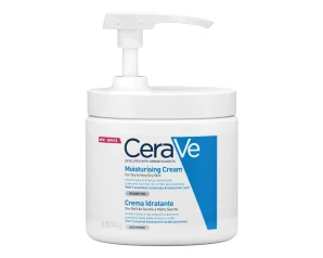 CeraVe Crema Corpo Idratante Pelle Molto Secca con Dispenser 454 g