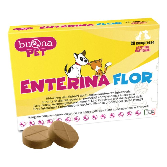 Enterina Flor 20 Compresse Integratore Probiotico per l’Equilibrio della Flora Intestinale Enterina Flor 20 Compresse Integratore Probiotico per l’Equilibrio della Flora Intestinale