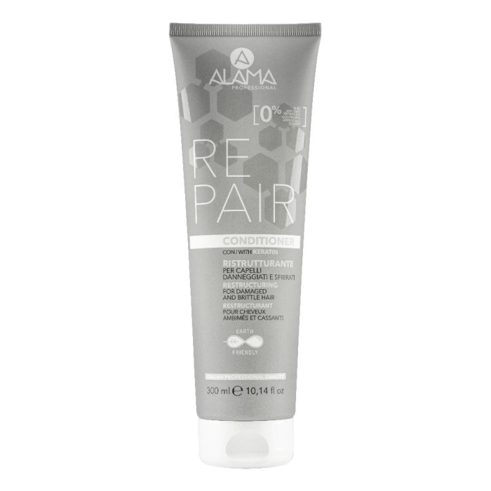 Alama Repair - Conditioner Ristrutturante Per Capelli Danneggiati Sfibrati,300 ml Alama Repair - Conditioner Ristrutturante Per Capelli Danneggiati Sfibrati,300 ml