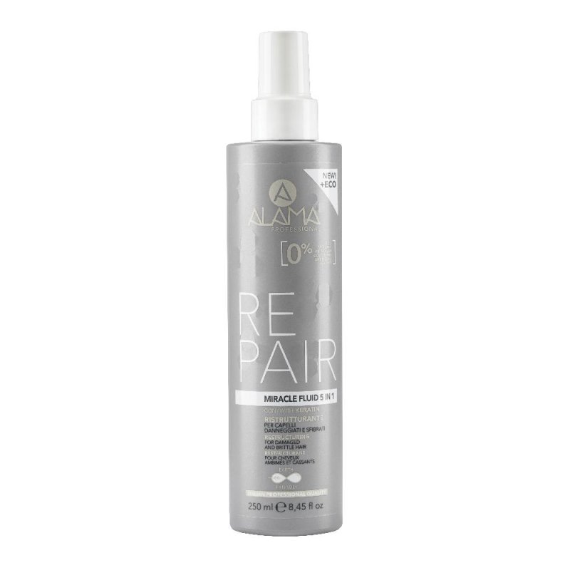 Alama Repair - Miracle Fluid 5 in 1 Ristrutturante Per Capelli Danneggiati,250 ml Alama Repair - Miracle Fluid 5 in 1 Ristrutturante Per Capelli Danneggiati,250 ml