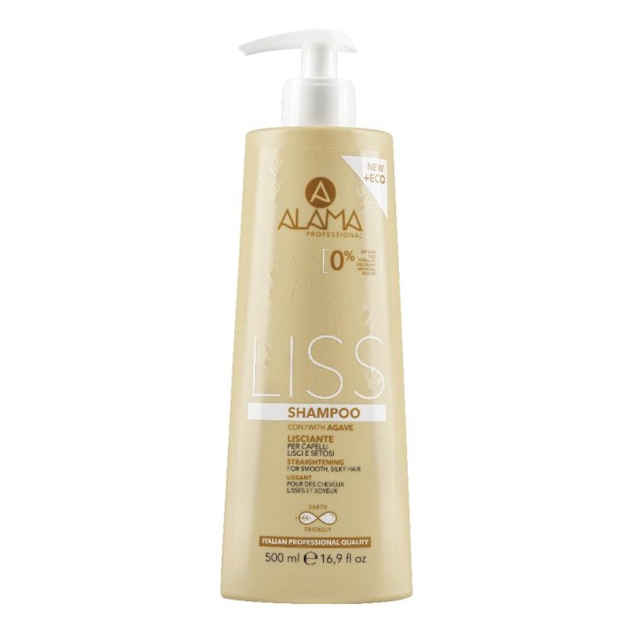 Alama Liss - Shampoo Lisciante per Capelli Lisci e Setosi 500 ml Alama Liss - Shampoo Lisciante per Capelli Lisci e Setosi 500 ml