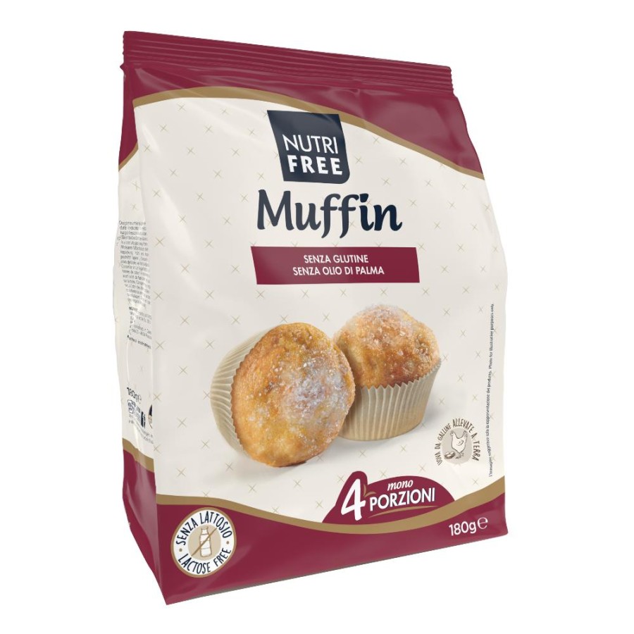 Nutrifree Alimenti senza Glutine Dolci e Merende Muffin Classico 4 x 45 g