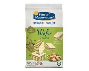 Piaceri Mediterranei Wafer al Pistacchio Senza Glutine 200 g