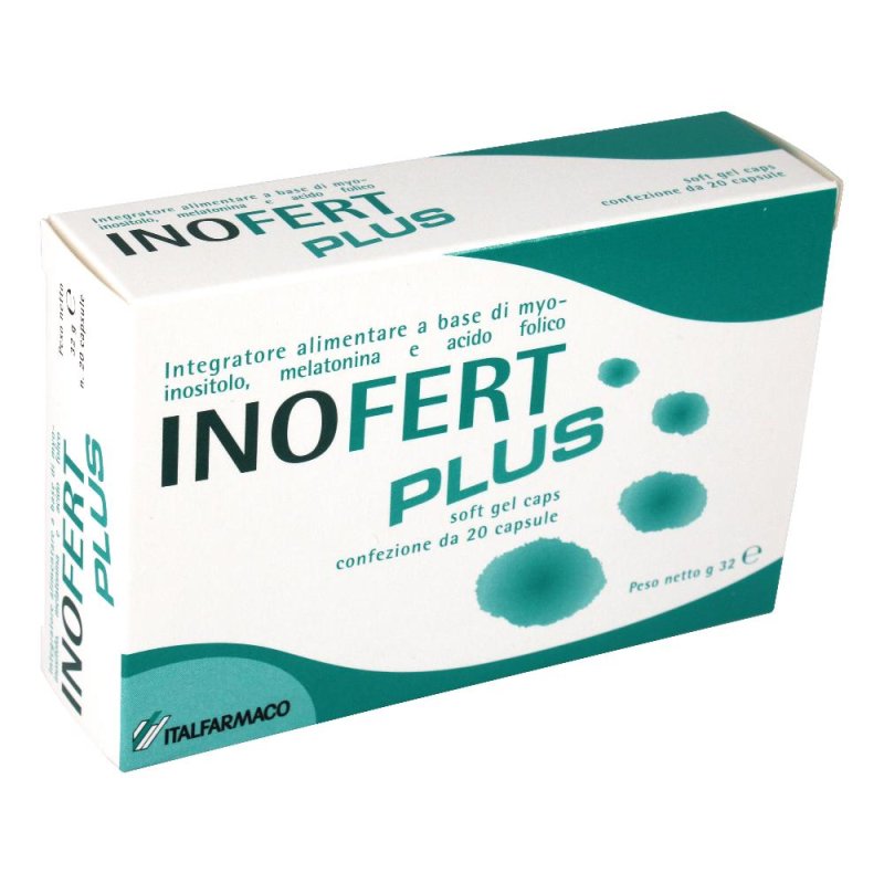 Inofert Plus Softgel 20 capsule - integratore per fertilità femminile e ovaio policistico Inofert Plus Softgel 20 capsule - integratore per fertilità femminile e ovaio policistico
