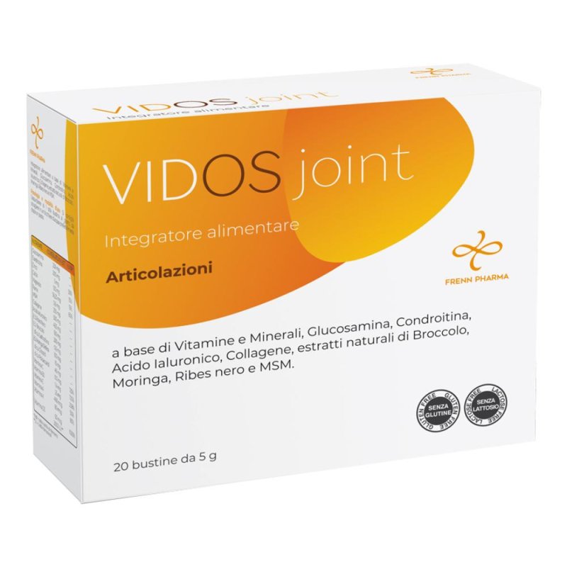 Vidos Joint Integratore per il Benessere delle Articolazioni 20 Buste Vidos Joint Integratore per il Benessere delle Articolazioni 20 Buste