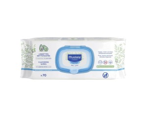 Mustela Cura delle Mamme e dei Bambini Salviette Detergenti Delicate 70 pezzi