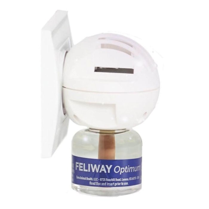 Feliway Optimum Ricarica Diffusore per Gatti 48 ml &ndash; Controllo Stress, Ansia e Benessere del Gatto in Casa