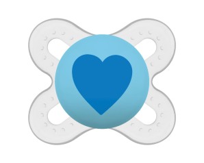 MAM Succhietto Start Nanò 0-2 Mesi Deep Sea in Silicone per Bimbo 2 Pezzi