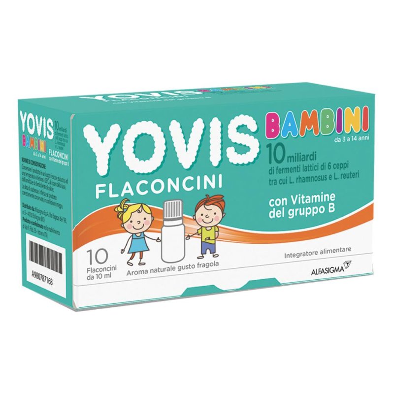 Yovis Bambini Integratore alimentare 12 Flaconcini Yovis Bambini Integratore alimentare 12 Flaconcini