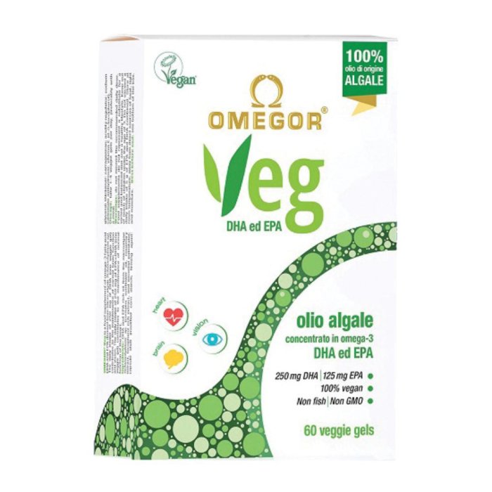 Omegor Veg integratore alimentare 60 Capsule