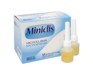 Sella Miniclis Adulti Per uso Rettale 12 Microclismi da 9g