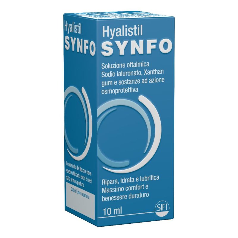 Hyalistil SYNFO – Soluzione Oftalmica Sterile per Idratazione e Lubrificazione Oculare 10 ml Hyalistil SYNFO – Soluzione Oftalmica Sterile per Idratazione e Lubrificazione Oculare 10 ml